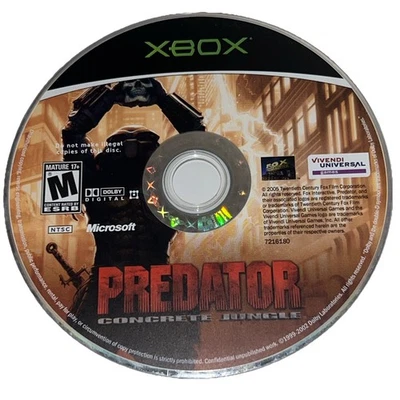 Predator: Concrete Jungle - Microsoft Xbox, 2005 | Disc Only | RESURFACED - Image 1 of 4