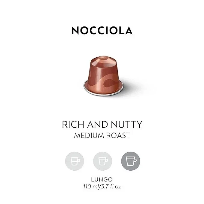 Nespresso Original Capsules Nocciola 100 LOOSE Pods LOOSE/BULK FREE SHIP