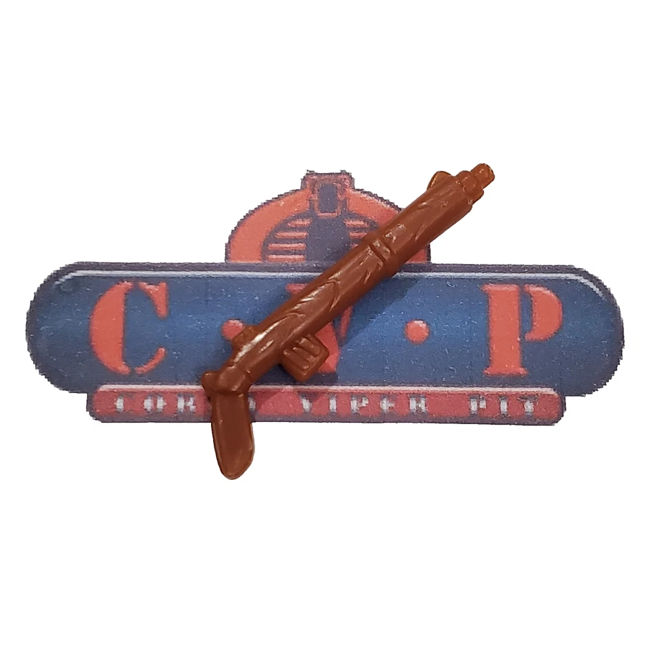 GI JOE WILD BILL 1992 v2 v3 escopeta Hasbro accesorio original pieza pistola marrón  Foto 1 de 1