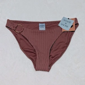 Cute Shade & Shore Mauve Taupe Bikini Bottoms Size S - Picture 1 of 4