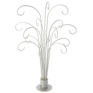 Bard's Fountain-Style Silver Ornament Tree, 15 Branch, 10.5" W x 10.5" D x 20" H - Picture 1 of 2