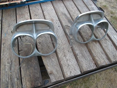 57 biseles de faros y intermitentes Mercury Turnpike Cruiser Monterey OEM Foto 1 de 4