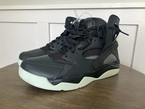 Size 11 - Nike Air Flight Huarache Dark Smoke Grey Barely Green FJ4839-001 - Picture 1 of 7