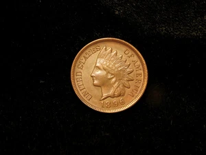 1896 Indian Head Cent - UNC - Picture 1 of 4