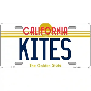 Kites California 24" X 12" Large Metal Sign - Picture 1 of 1