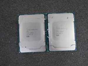TWO Intel Xeon Gold 5215 SRFBC 2.50GHz 10-Core Processor LGA3647 CPU 85W - Picture 1 of 4