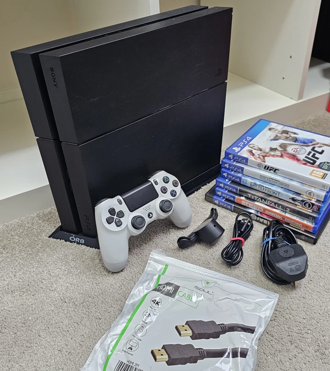 Nintendo Switch SONY PlayStation4 CUH-1200AB02 500GB Sony PlayStation 4 PS4 CUH-1200A 500GB Jet Black w/games Excellent