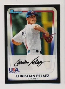 CHRISTIAN PELAEZ ⚾ 2011 Bowman Draft Prospects #BDPP104 USA Baseball Team - Picture 1 of 1