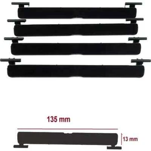 Fits 2009-2017 BMW 5 F10 F11 Roof Rack Port Cover Trim x 4 pieces - Picture 1 of 3