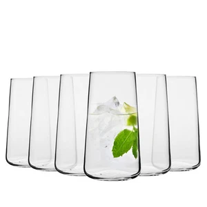 Krosno Infinity Hohe Gläser für Wasser Getränke | Set 6 | 600 ml | Spülmaschine - Bild 1 von 11