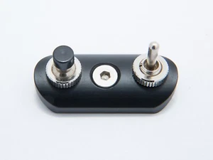 Bloque de interruptor de manillar negro de bajo perfil, Cafe Racer, Bobber, Chopper, personalizado - Imagen 1 de 9