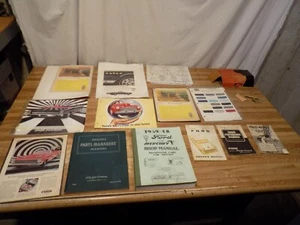 1938-48 FORD SERVICE SHOP MANUAL 65 46 1966 FAIRLANE GT BROCHURE 14+ FOMOCO LOT - Bild 1 von 12