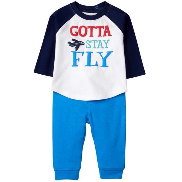 NUEVO CON ETIQUETAS Gymboree Spring Forward Gotta Stay Fly Avión Set 2 piezas Bebé Niño Foto 1 de 1