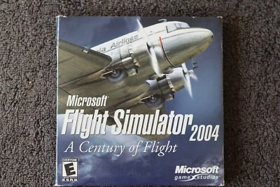 Microsoft Flight Simulator 2004 - PC CD/ROM - 4 Disk Set VGC - Image 1 of 4