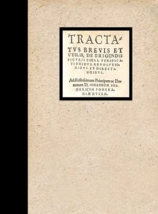 LATIN Johannes Garcaeus Tractatus Brevis et Utilis De Erigendis Figuris THEOLOGY - Imagen 1 de 12