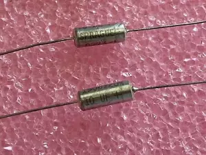 300 pezzi SPRAGUE ASSIALE 10UF 20V 20% TANTALIO 150D106X0020B2 - Foto 1 di 6