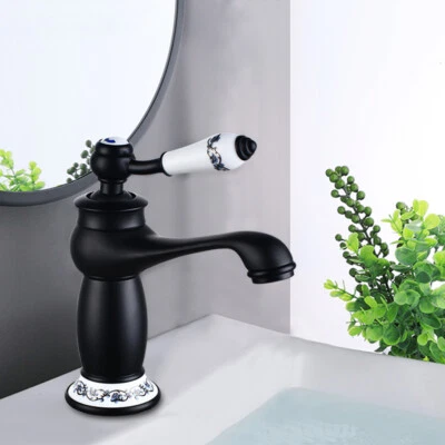 Retro Nostalgie Einhebel Wasserhahn Bad Armatur Waschbecken Mischbatterie Faucet - Bild 1 von 4