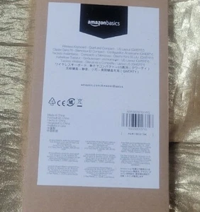 AmazonBasics Wireless Keyboard Quiet Compact US Layout QWERTZ #G - Picture 1 of 2