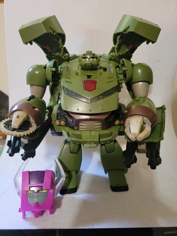 Transformers Animated Bulkhead - Electronic Leader Class Figure Complete Cover