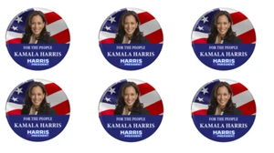 Kamala Harris 2024 Campaign Pinbs - Package of 6 (HARRIS-706-ALL) - Imagen 1 de 4