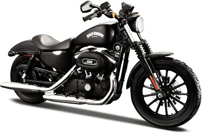 Maisto 32326 Harley Davidson Sportster Iron 883 '13 (Nero, Scala 1:12) - Immagine 1 di 3