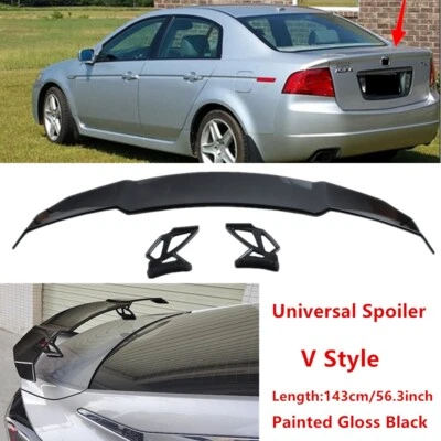Fit For Acura TL 2004-2008 Trunk Lid Racing Spoiler Wing Universal Painted Black — 第 1/4 张图片