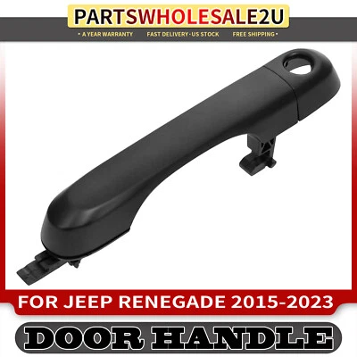 Manija de puerta exterior imprimada negra izquierda del conductor delantero para Jeep Renegade BU 2015-2023 Foto 1 de 4