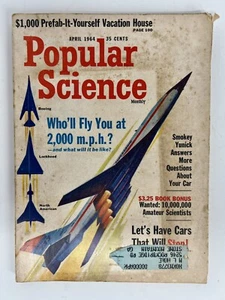 Popular Science Apr 1964 Who Will Fly You at 2,000 MPH, Prefab Vacation ID:67732 - Picture 1 of 6
