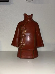 Vintage 10” Asian Male Jacket Style Ceramic Case - Picture 1 of 8