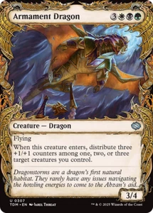 MTG | Armament Dragon | Tarkir Dragonstorm | SHOWCASE | FOIL | NM | EN - Bild 1 von 3