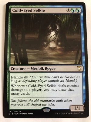 MTG Commander 2018 Cold-Eyed Selkie 172/307 LP Rare - Image 1 of 2