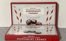 Set Of 2 ~Trader Joe's Dark Chocolate Covered Peppermint Cremes Bites 7 oz Each