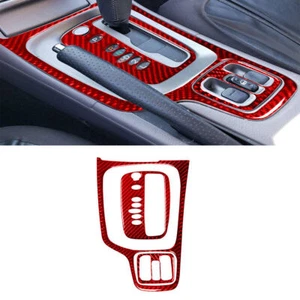3Pcs For Toyota Celica 2001-2005 Red Carbon Fiber Console Gear Shift Panel Cover - Picture 1 of 11
