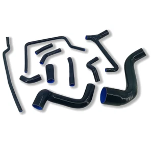 FOR 1986-1887 Porsche 944 951 Turbo Silicone Radiator Coolant Tube Pipe Hose Kit - Picture 1 of 6