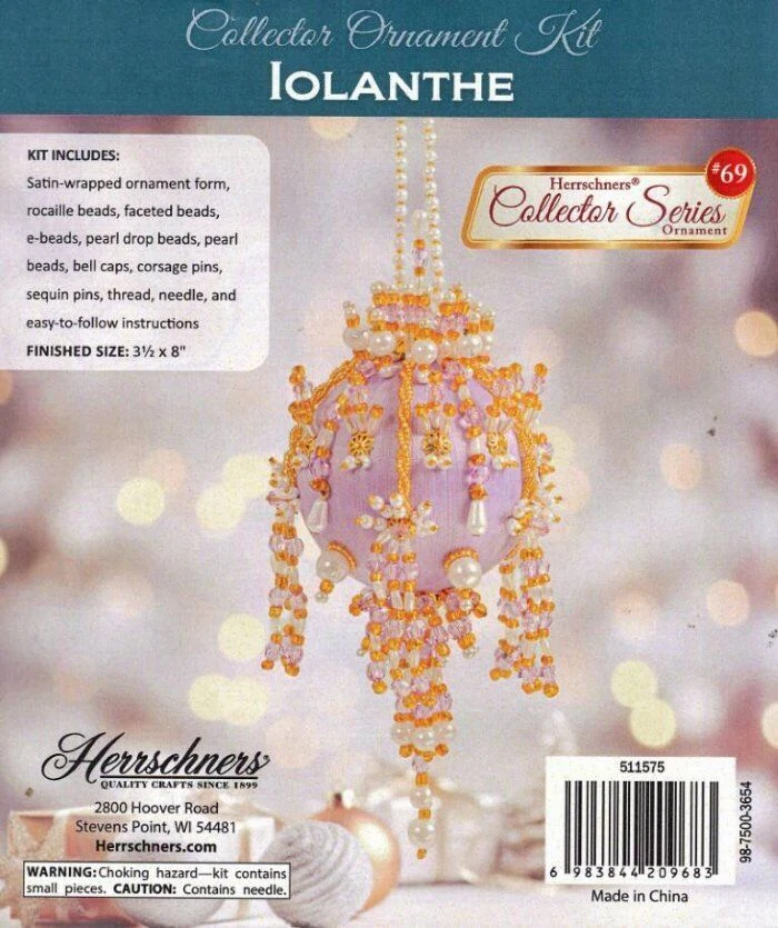 KIT DE ADORNOS PARA COLECCIONISTAS HERRSCHNERS IOLANTHE #69 Foto 1 de 1