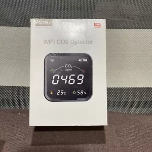 MOES Smart WiFi 3-In-1 CO2 Temp Humi Detector Carbon Dioxide Air Quality Monitor - Picture 1 of 4