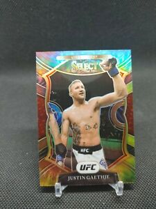 2021 Panini Select UFC Justin Gaethje Tie Dye Concourse # 95 SSP /25