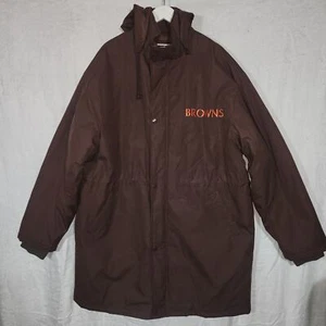 CLEVELAND BROWNS coat by G-iii Carl Banks 90's vintage XL - Picture 1 of 8