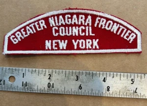 Vintage BSA Scouts Greater Niagara Frontier Council New York Shoulder Patch - Picture 1 of 2