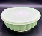 Tupperware Vintage 3 Piece Gelatin Mold Ice Ring Mint Green