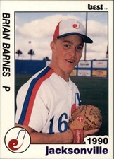 1990 Jacksonville Expos Best #14 Brian Barnes