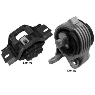 Juego de 2 piezas de soportes de transmisión izquierda y derecha para Ford Courier 09-01 L4-1,6 L Foto 1 de 4