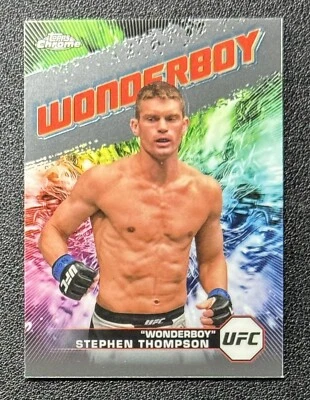 2024 Topps Chrome UFC Stephen Thompson AKA Wonderboy #AKA-12 * - Image 1 of 2