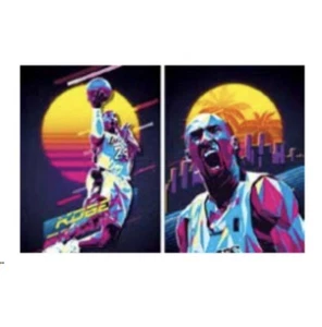 Kobe Bryant -3D Lenticular Effect- Black Mamba Poster, 2 Image Change - Picture 1 of 4