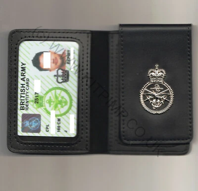 British Army MOD90 ID Identity Card Leather Wallet Holder Military UK RAF NAVY - Image 1 of 4