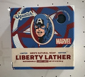 Dr Squatch Limited Edition Marvel Soap Captain America Citrus Cedarwood - Picture 1 of 3