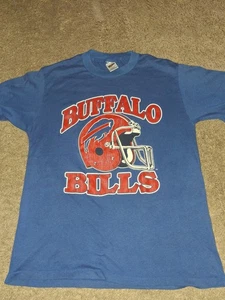 Vintage Buffalo Bills T-Shirt Trench siehe Maße passt wie Erwachsene Small  - Bild 1 von 5