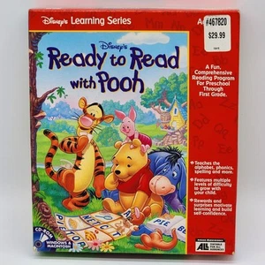 Disney’s Ready to Read With Pooh PC CD-ROM 1997 Windows/Macintosh - Imagen 1 de 10