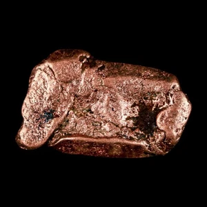 1,2 Zoll massives einheimisches Kupfer poliert Nugget Mineral Keweenaw Michigan - Bild 1 von 9