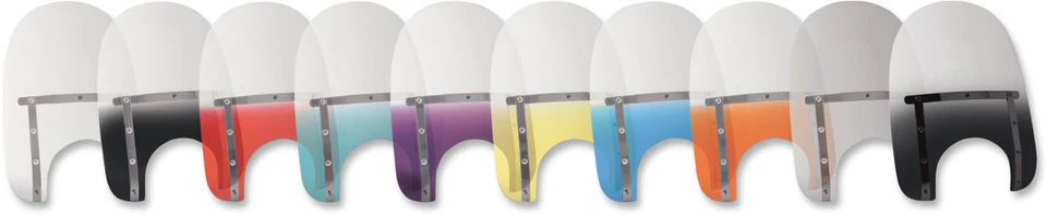 MEMPHIS SHADES Memphis Parabrisas Delgado 15" Transparente con 9" Corte Faro - MEM4120 Foto 1 de 1